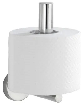 WENKO 20218100 - Suport pentru hârtie igienică BOSIO SHINE, 8 x 12,5 cm, inox/argintiu