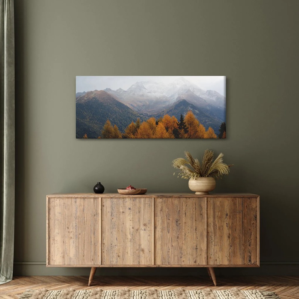 Tablou - Crestele munților (120x50 cm)