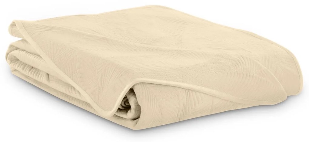 Cuvertură de pat reversibilă AmeliaHome Palsha, cappucino, 220 x 240 cm