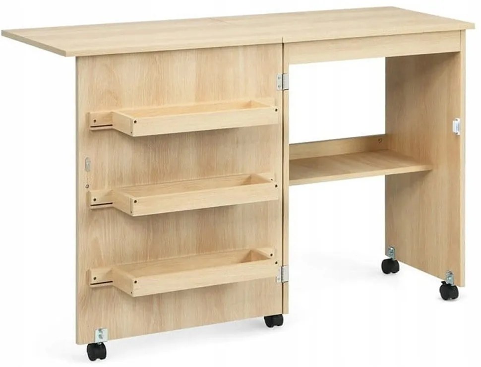 Masă pentru mașină de cusut, natur