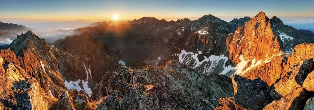Fototapet - Rysy- Munții Tatra din Slovacia (254x184 cm)