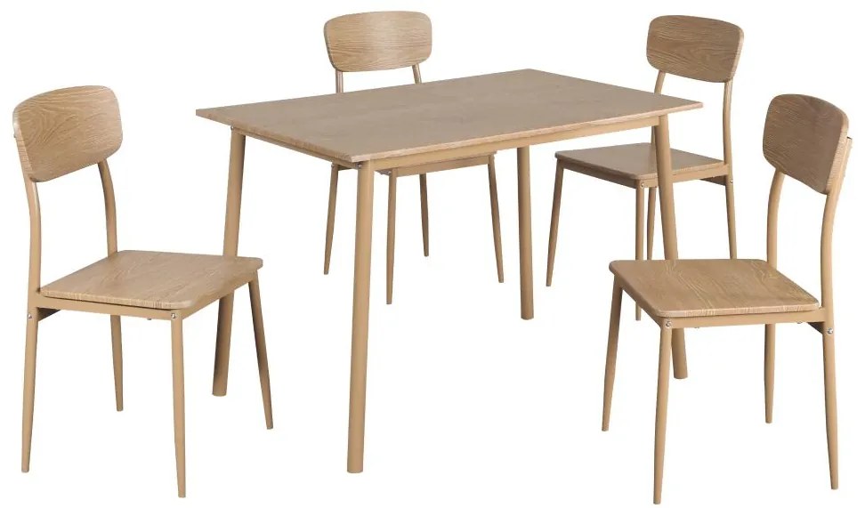 Set mobilier sufragerie Lenin (stejar natural) (pentru 4 persoane). 1116380