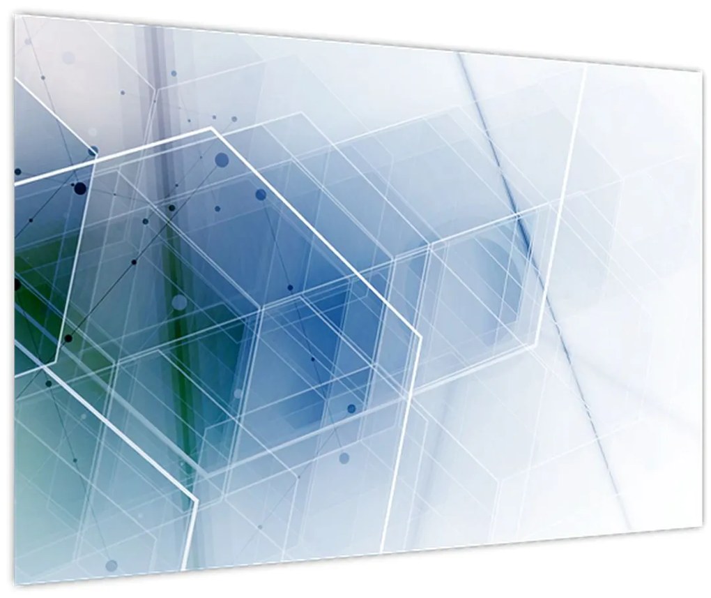 Tablou - Figuri geometrice (90x60 cm)