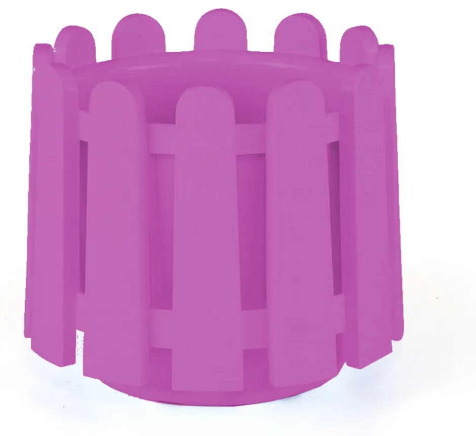 Ghiveci Fence, 6.6 l, tratat UV, lila, polipropilena