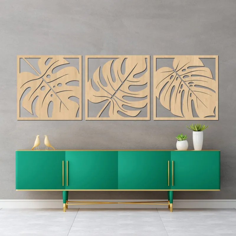 SENTOP | Decorațiune murală naturală cu monstera | SELERE