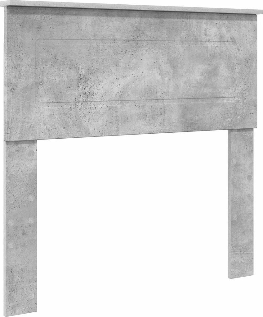 vidaXL Tăblie cap Gri din beton 100 cm Lemn compozit