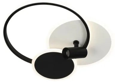 Plafonieră LED dimabilă LED/65W/230V 3000-6500K alb/negru + telecomandă