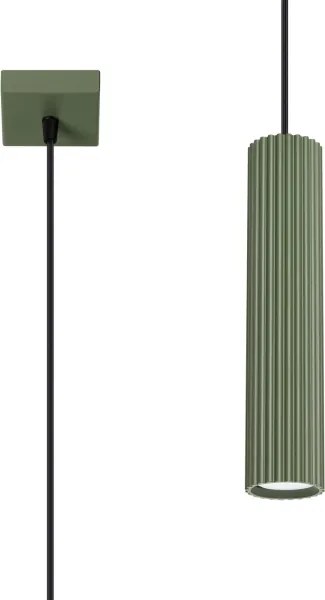Brilagi - Pendul LED CRESTO cu cablu 1xGU10/10W/230V, verde