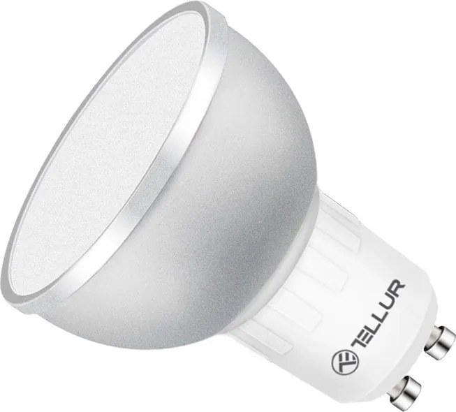 Bec Tellur WiFi Smart LED GU10, 5 W, albă caldă
