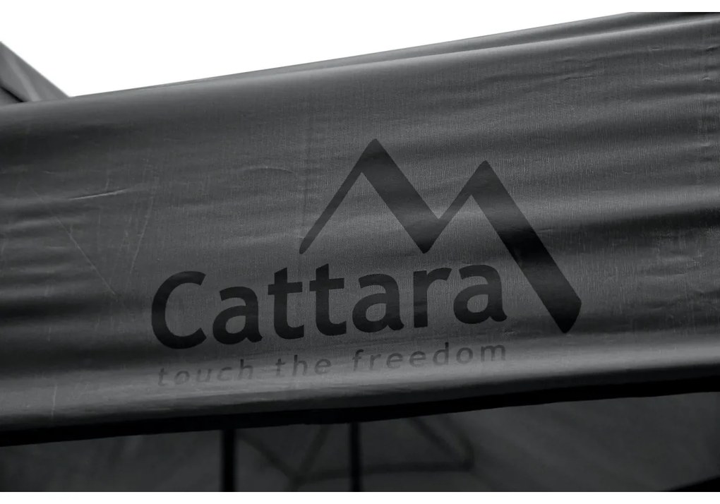 Cattara 13343 Cort de petrecere foarfecăimpermeabil, gri , 3 x 6 m, L