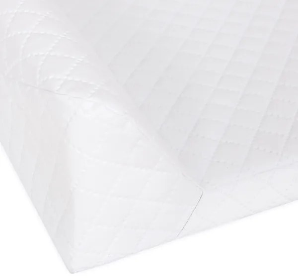 Saltea bilaterală pentru înfășat cu placă fixă COMFORT 50x70 cm albă CebaBaby