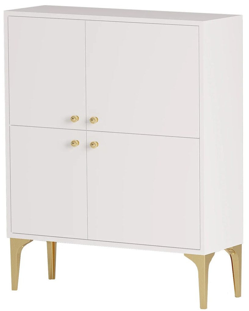 Dulap Lipamo 6 (alb + auriu) . 1093542