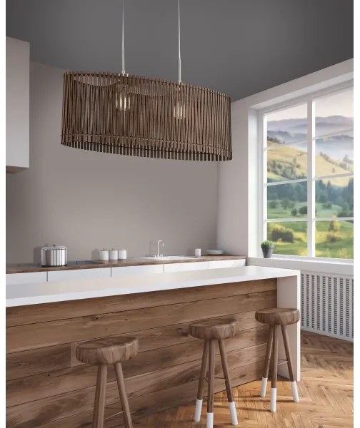 Eglo 96201 - Lustra SENDERO 2xE27/60W/230V