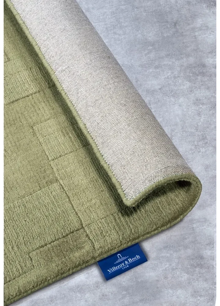 Covor tip traversă verde țesut manual din lână 80x250 cm Wilhelmine – Villeroy&Boch