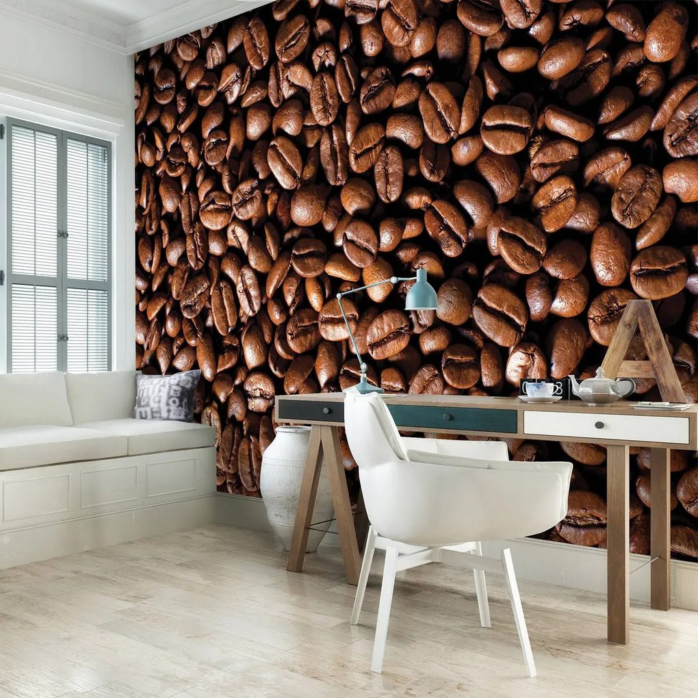 Fototapet - Boabe de cafea (254x184 cm)