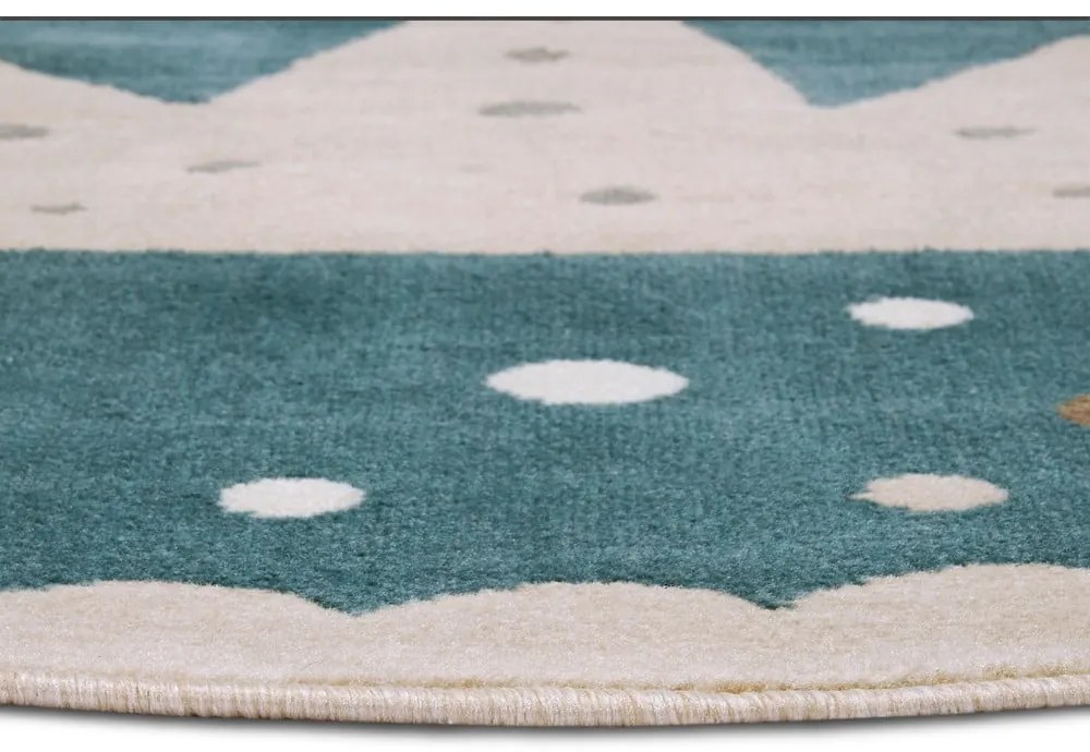 Covor pentru copii albastru ø 100 cm Crown – Hanse Home