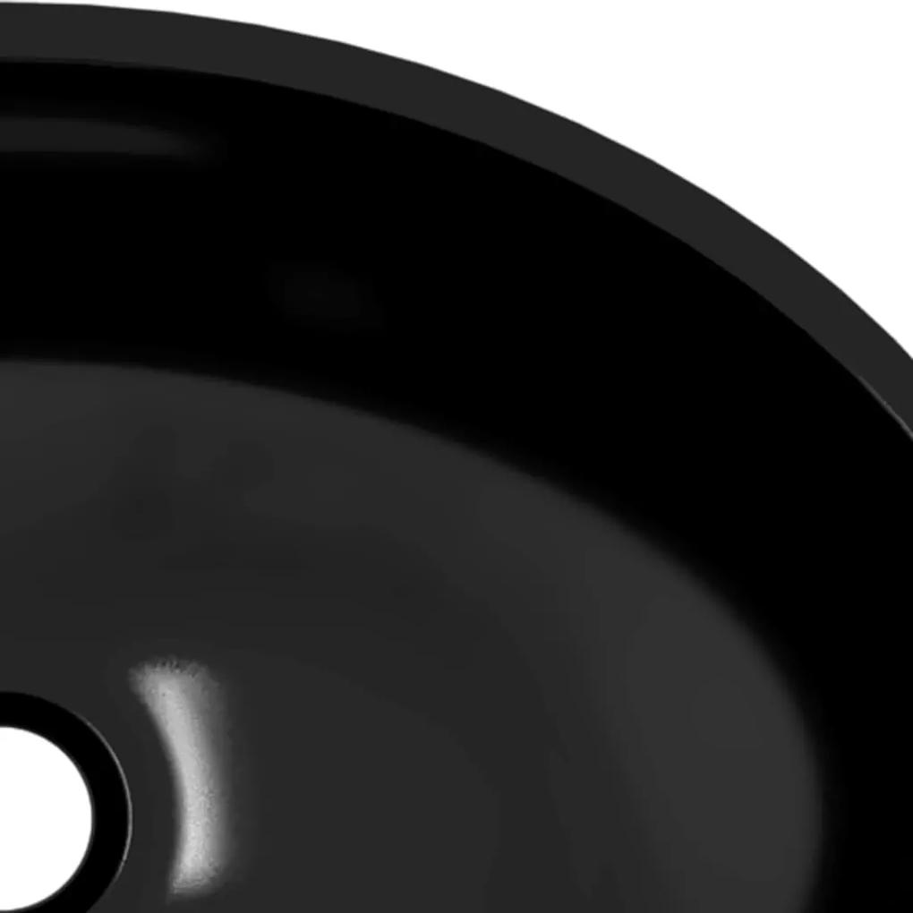 Chiuveta din sticla, negru, 50x37x14 cm Negru