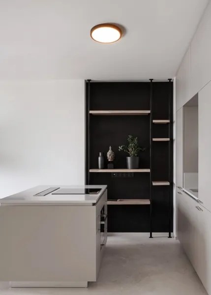 Eglo 901326-LED Plafonieră de baie FUEVA LED/14,2 W/230 V/Ø 27,8 cm/IP44 negru