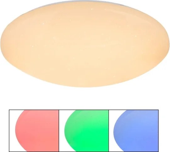 Globo 48363-48RGB - Plafonieră LED RGB dimerizabilă ATREJU 48W/230V Ø 50 cm+telecomandă