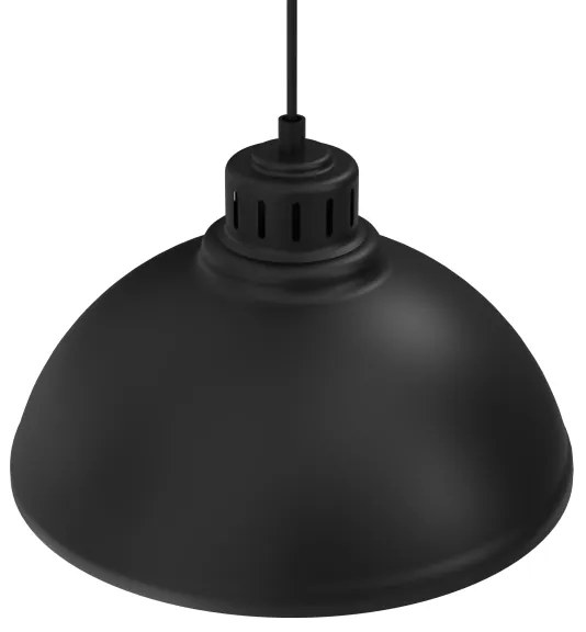 Lustră pe cablu SVEN 1xE27/15W/230V neagră/aurie