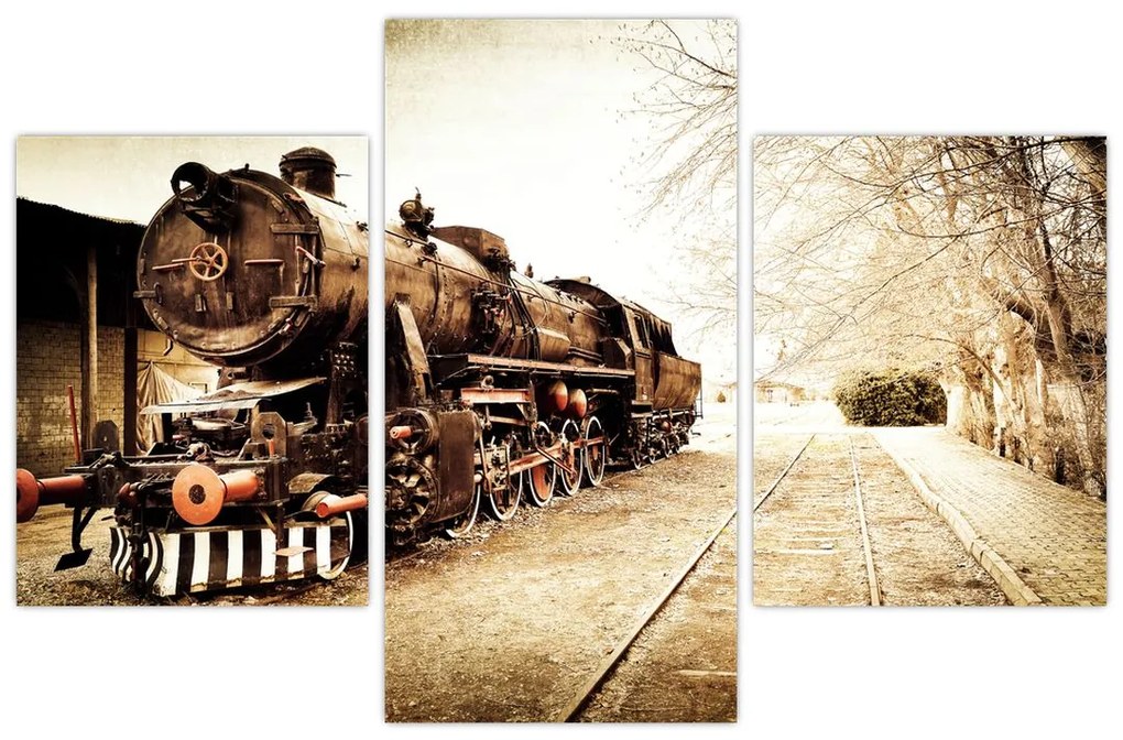 Tablou - Locomotiva istorică (90x60 cm)