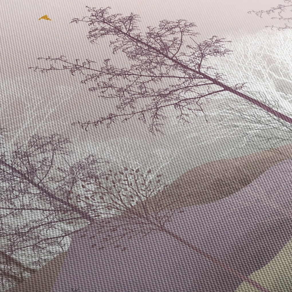 Tablou cu pădure (70x50 cm)