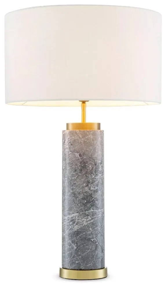 Veioza, Lampa de masa design LUX Lxry, marmura gri