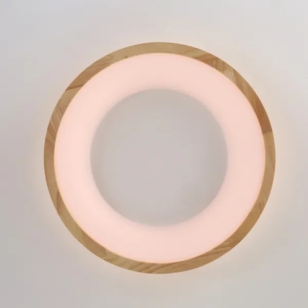 Brilagi-LED Plafonieră FALCON WOOD LED/30W/230V 3000/4000/6000K 45 cm lemn