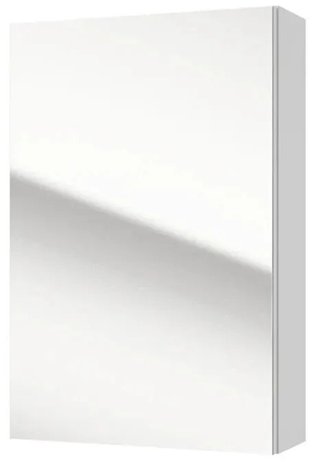 Dulap de baie suspendat cu oglinda SOUL 40x60 cm, alb