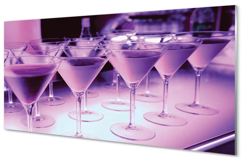 Panouri de sticlă Cocktail-uri în pahare