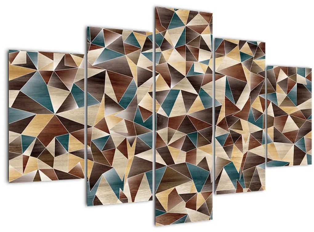 Tablou - Triunghiuri (150x105 cm)