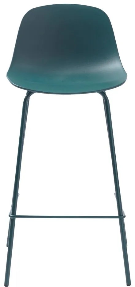 Scaun de bar petrol din plastic (înălțime șezut 67,5 cm) Whitby – Unique Furniture