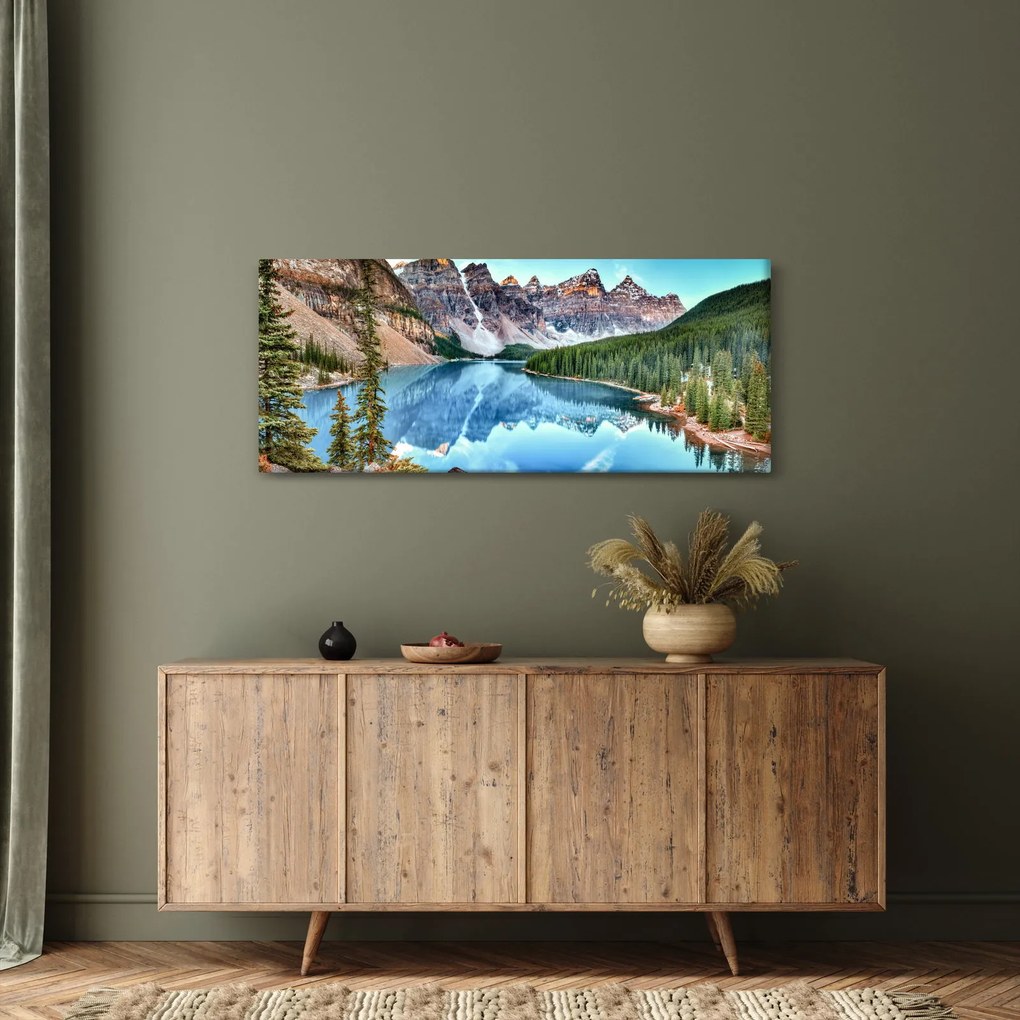 Tablou - Lacul Moraine (120x50 cm)