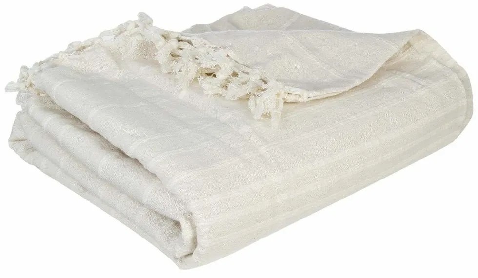 Cuvertură de pat, culoare crem, 250 x 230 cm, Atmosphera
