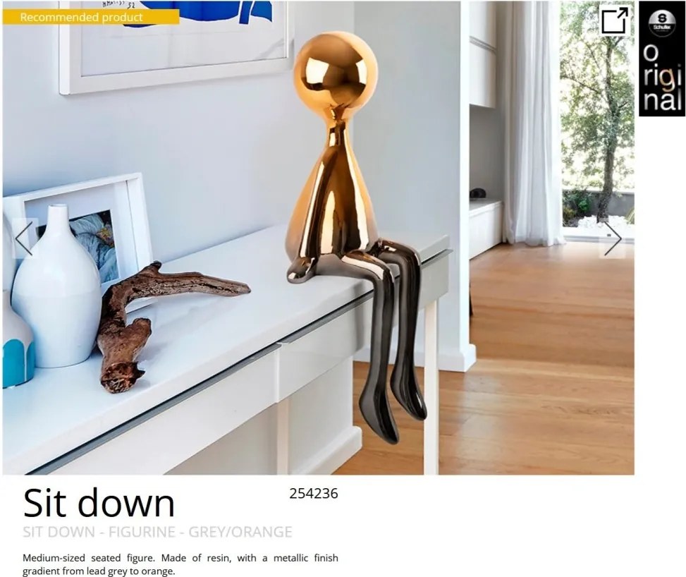 Figurina decorativa Sit down