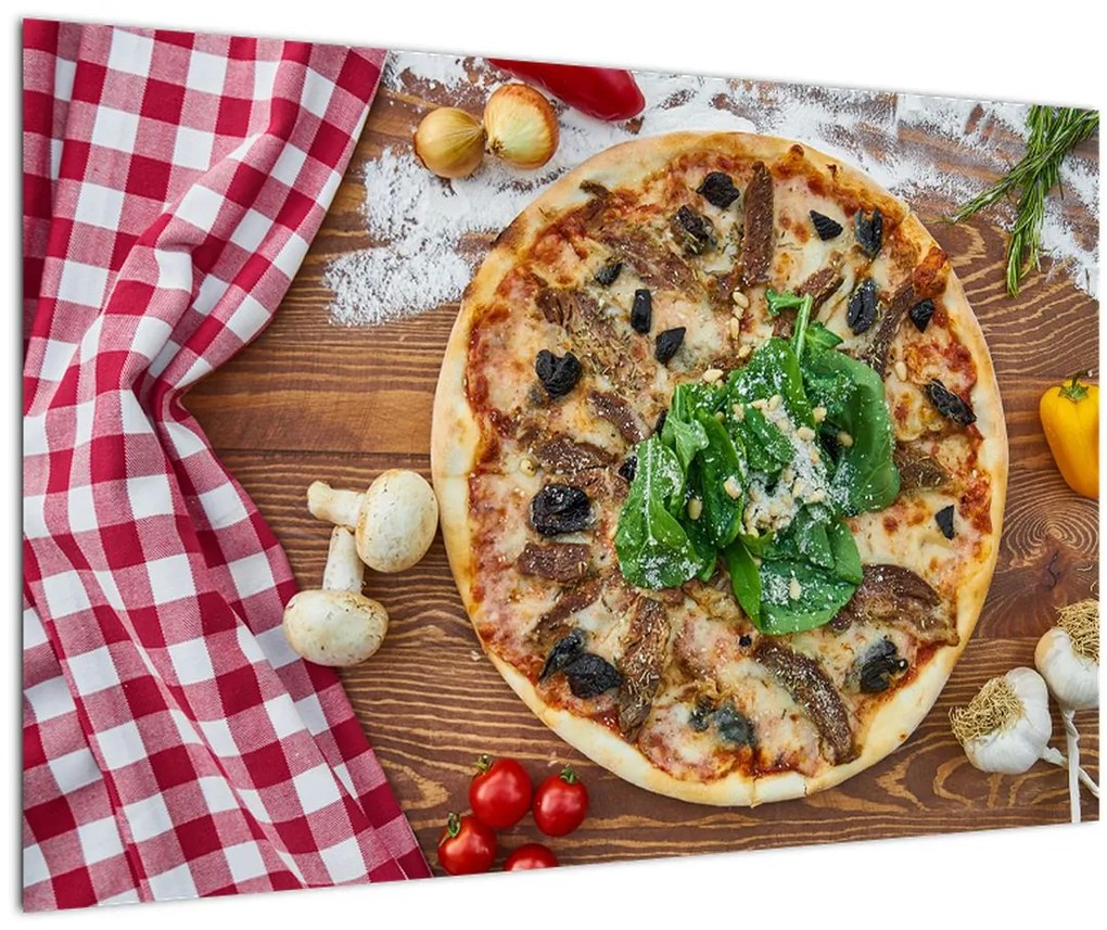 Tablou cu pizza (90x60 cm)