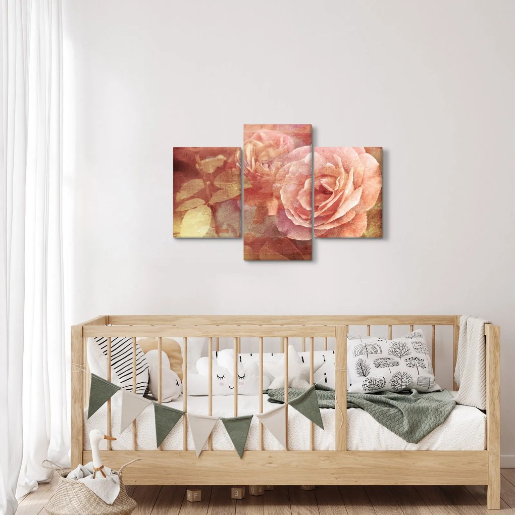 Tablou cu trandafir (90x60 cm)