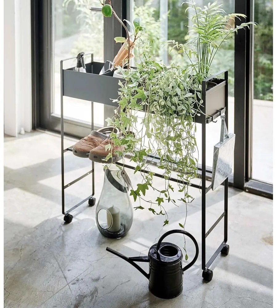 Pantofar pentru copii negru din metal 74,5x74,5x22 cm Tower – YAMAZAKI