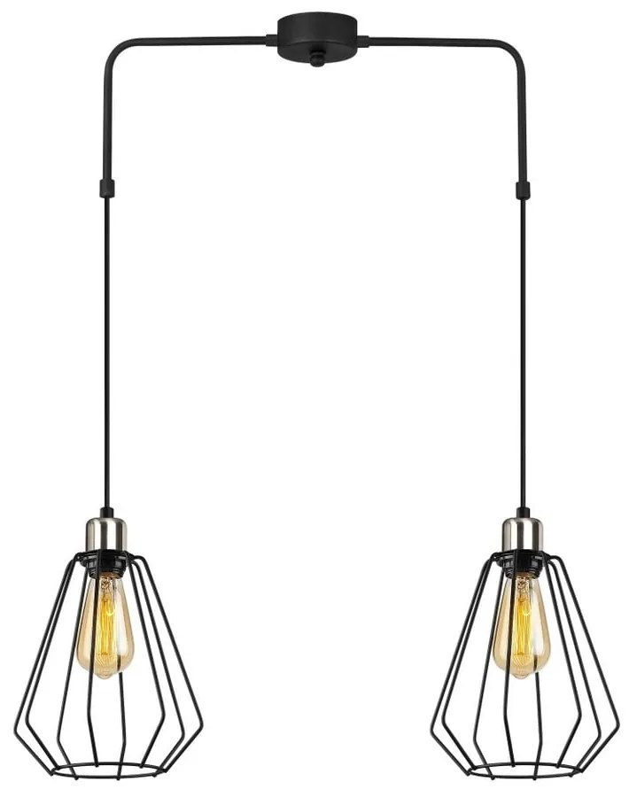 Lustră metalică Opviq lights Straton, negru