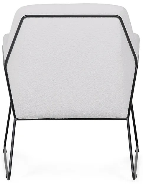 Fotoliu design gri MILAN