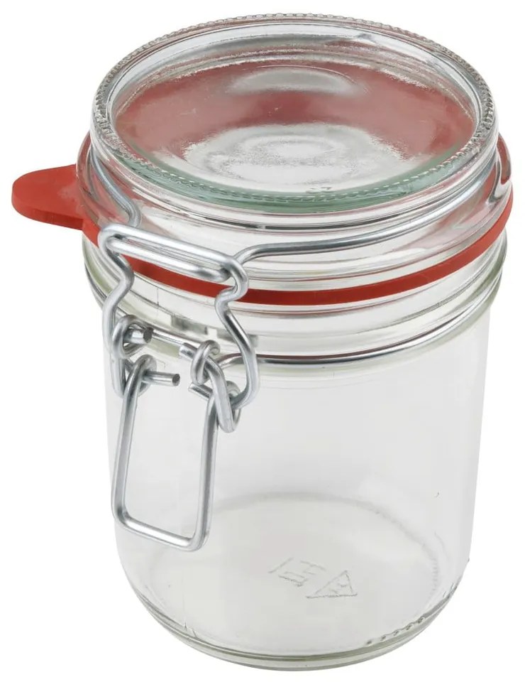 Borcan din sticlă cu închidere ermetică (clip) și garnitură Dr. Oetker Jar, 370 ml