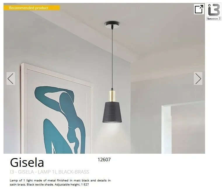Pendul design moderm Gisela
