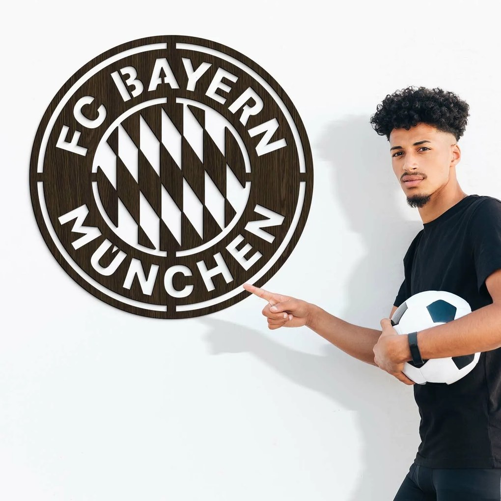 DUBLEZ | Logo din lemn al clubului - FC Bayern Munchen