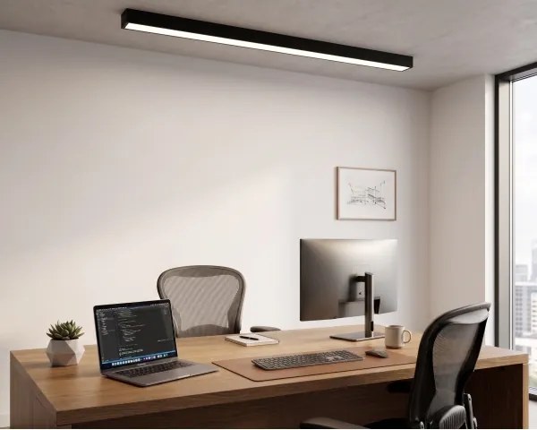 LED Plafonieră/lustră pe cablu LED/44W/230V 4000K 120 cm negru