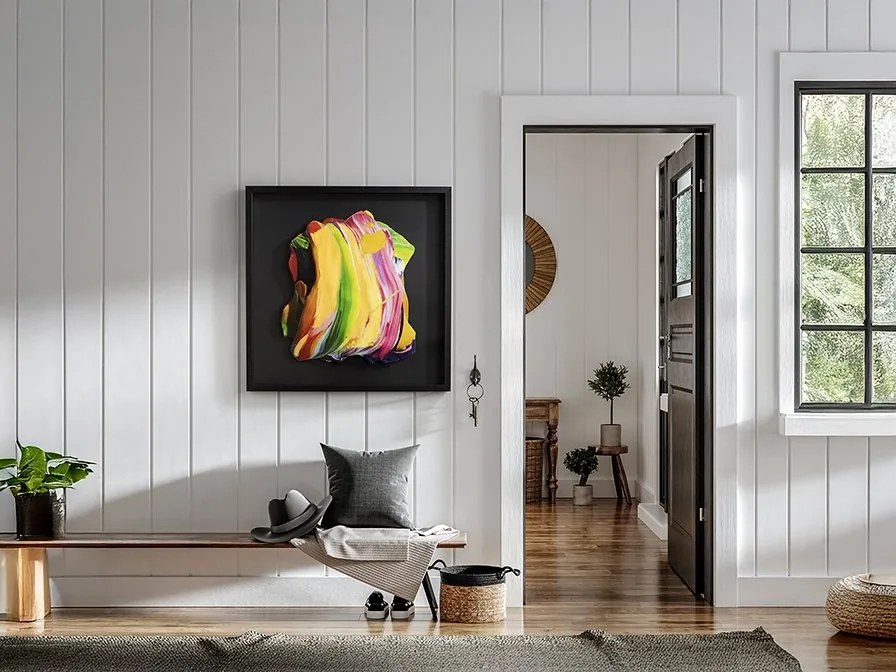 Tablou decorativ Cromatismo, 84x84cm