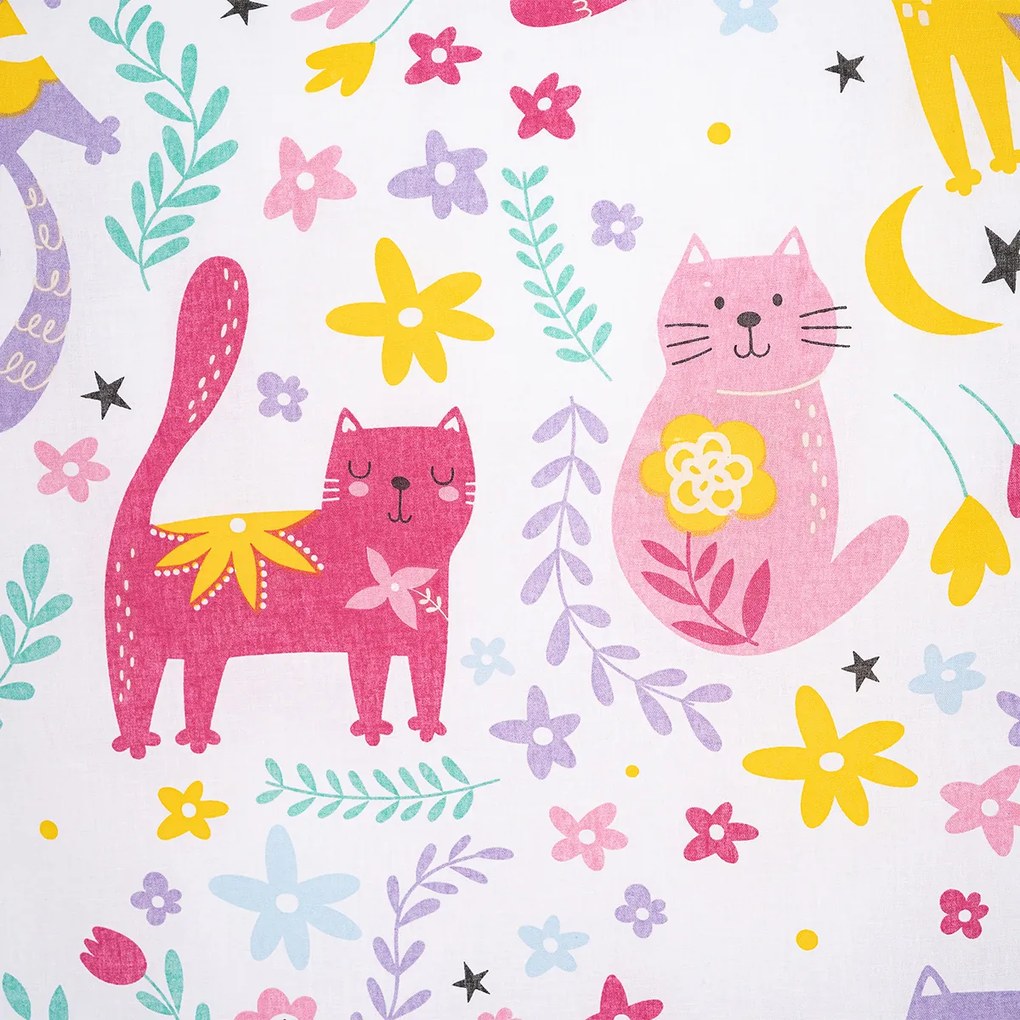 Lenjerie de pat din bumbac pentru copii 4Home Playful Paws, 100 x 135 cm, 40 x 60 cm, 100 x 135 cm, 40 x 60 cm