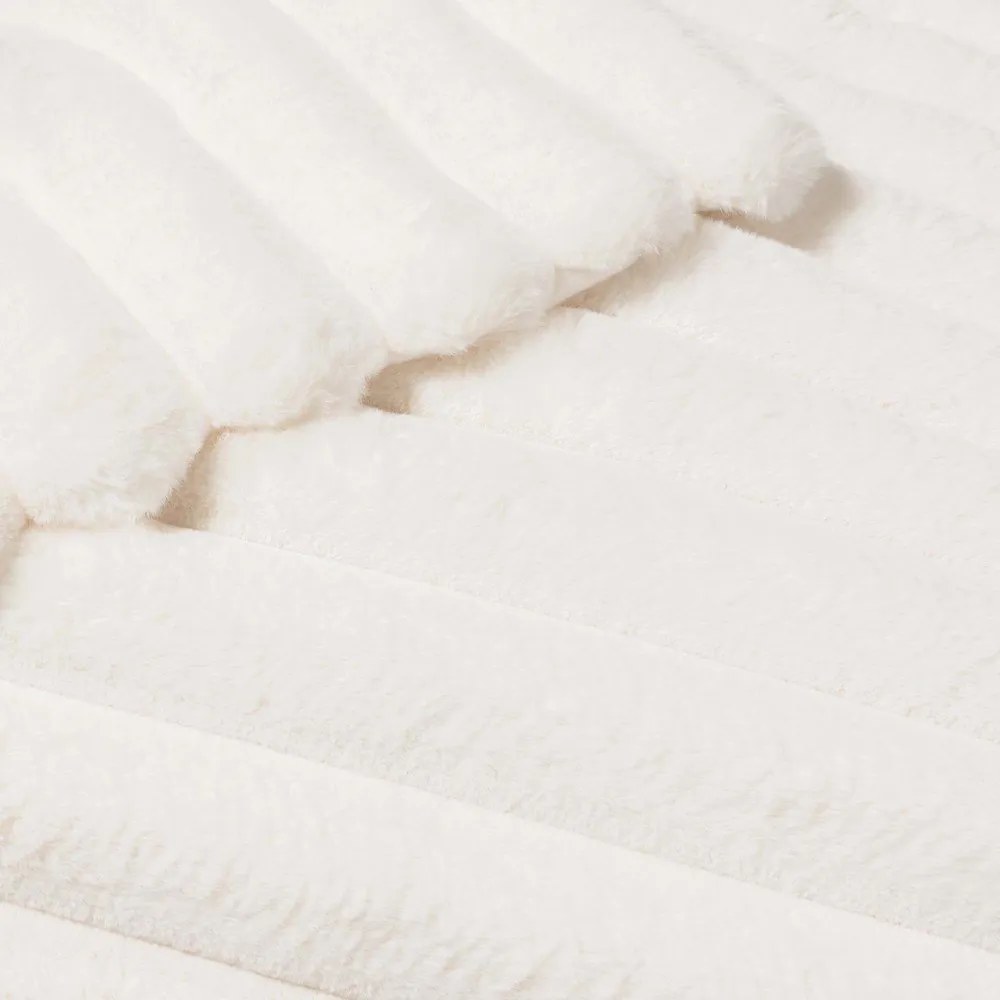 Pătură crem din micropluș/cocolino 180x220 cm Boudoir – douceur d'intérieur