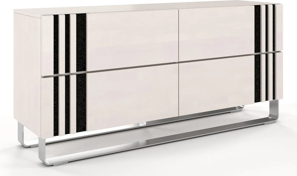 Comodă lemn masiv Ruud Fag, 160 × 46 × 77 cm