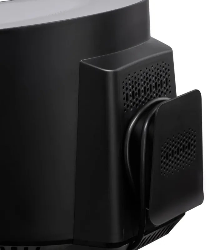 Friteuza cu aer cald Russell Hobbs SatisFry Panoramic 27420-56, 1650W, 5.5 l, 10 programe, Afisaj digital cu LED-uri, Termostat, Timer, Negru