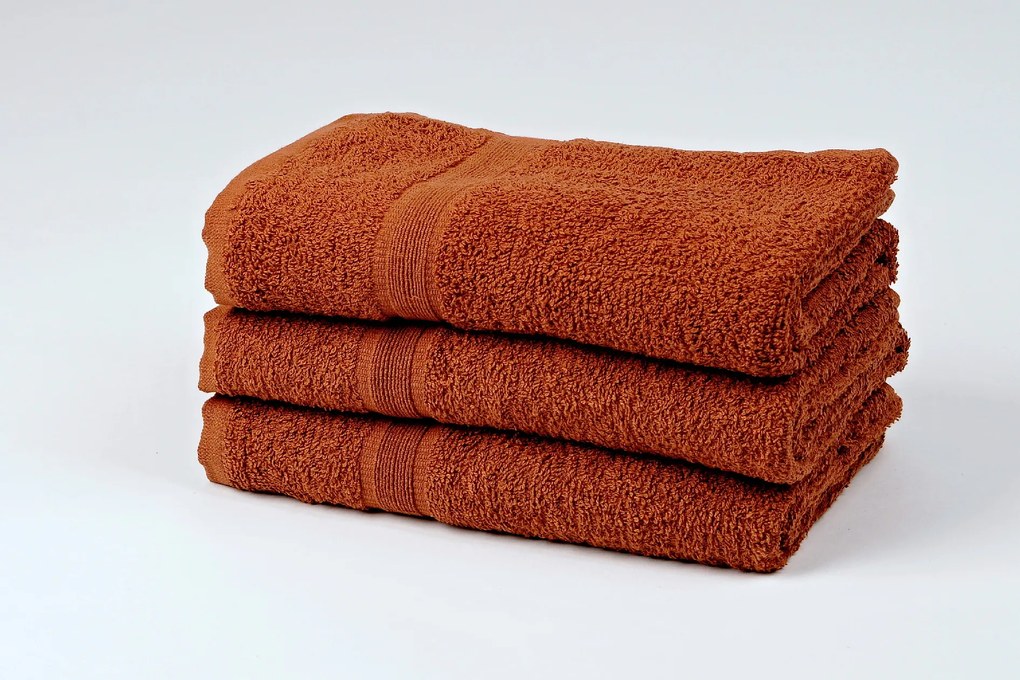 Prosop SOFT 70x125 cm maro, 100% bumbac